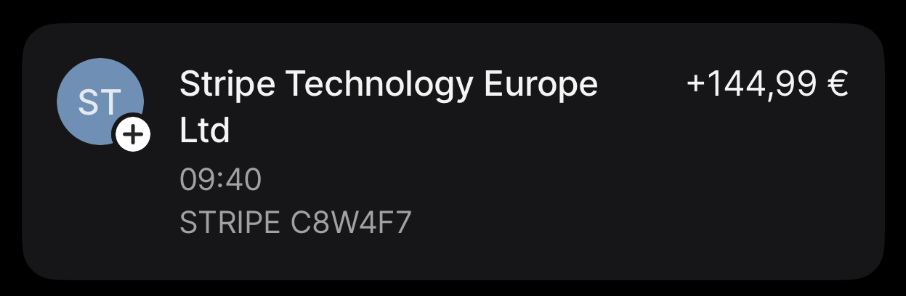 Stripe Notification 11
